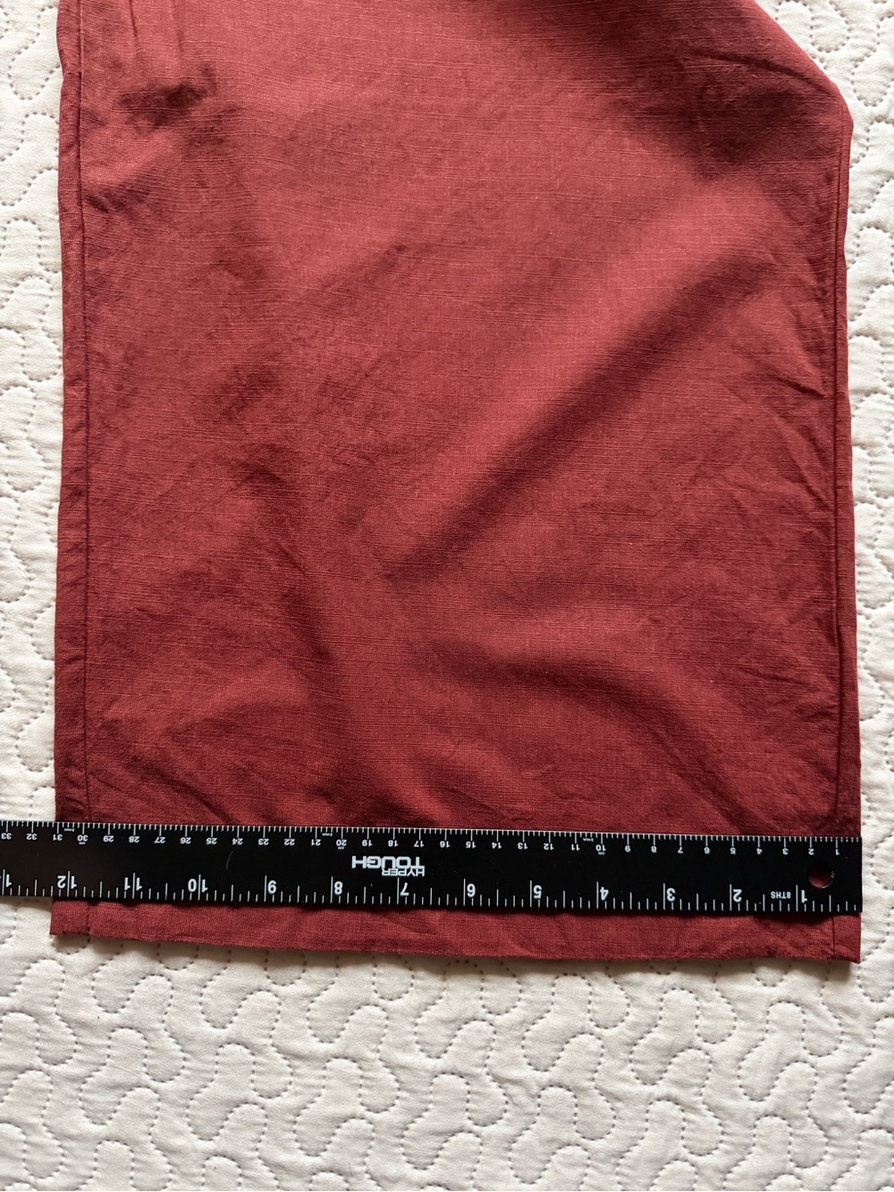 Cider Wide-Leg Medium Lightweight Pants in Deep Maroon - Picture 8 of 9